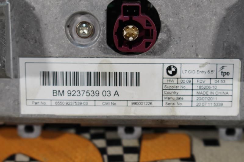 Display / ecrã de informações BMW 1 (F20)