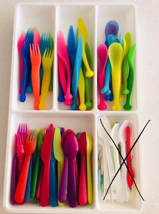 Talheres de criança Ikea