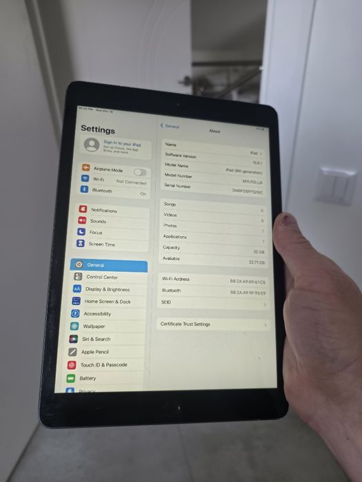 iPad 8 покоління. Space Grey. 32гб. Гарантія