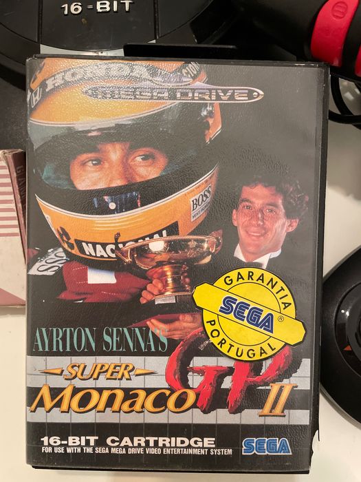 Sega Mega Drive with Game and Adapter64171299369473121