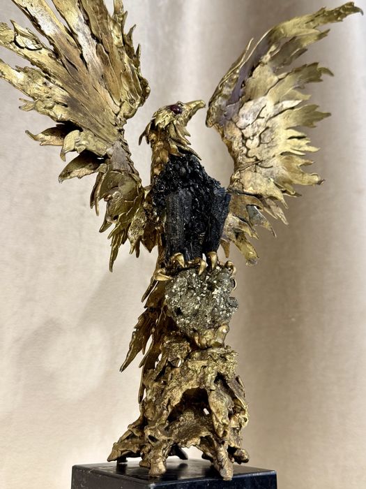 Claudius BARBAT Unikatowa Rzeźba z brązu  „Victoire” 1987 Certyfikat