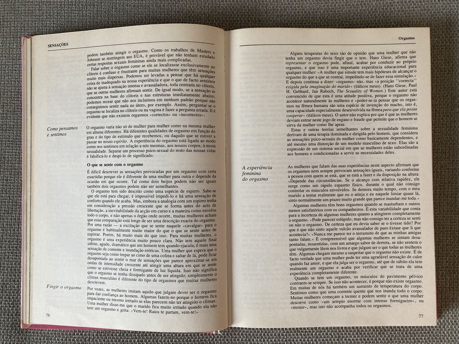 Livro A Experiência Sexual da Mulher, de Sheila Kitzinger