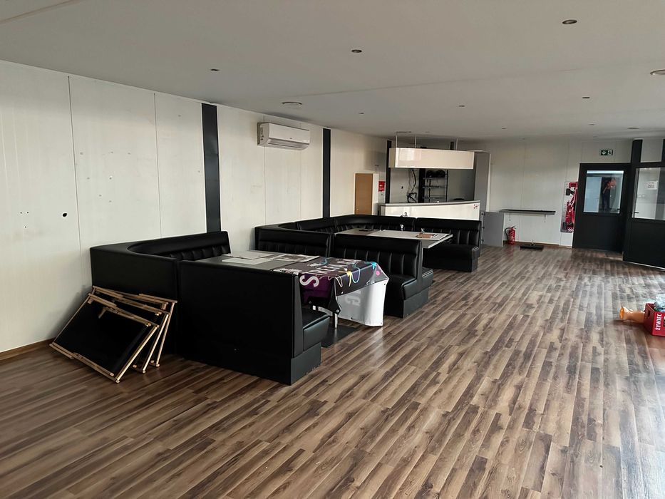 Kontener biurowy, recepcja.