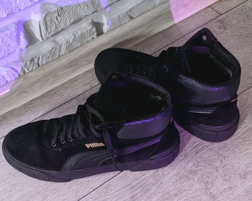 Чоловічі замшеві черевики в стилі puma