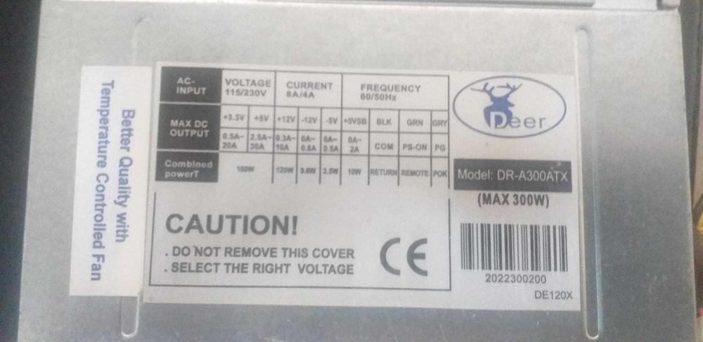 Lote Fontes Alimentação ATX 230w a 400w