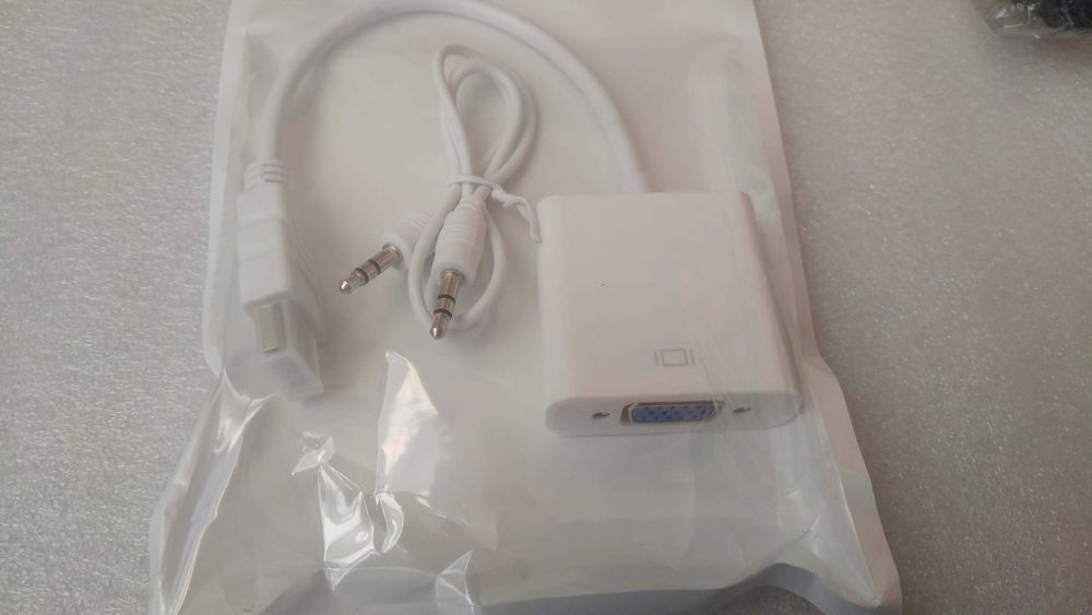 Активный адаптер конвертер DP/HDMI/DVI-D -VGA переходник для видеокарт