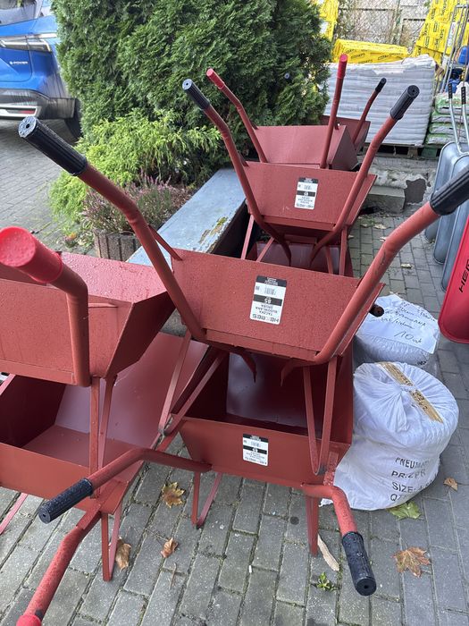 Nowa taczka budowlana, ogrodowa solidna 85L