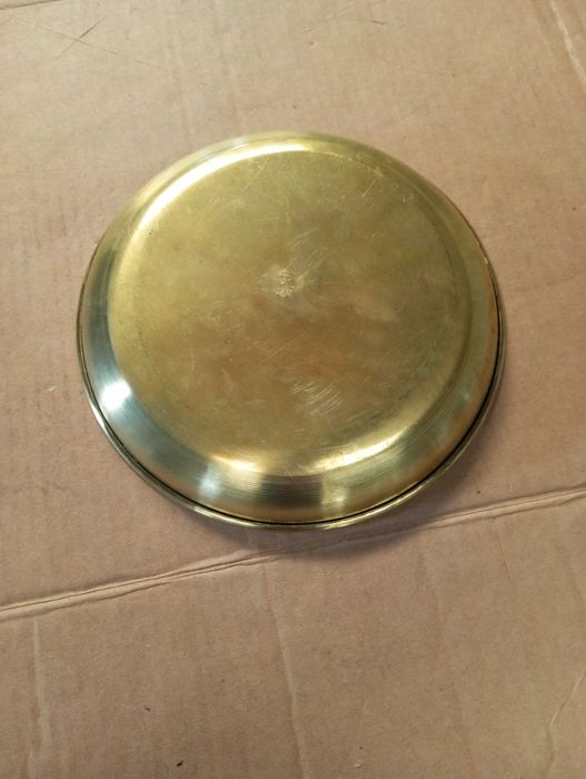 Prato em latão para balança antiga