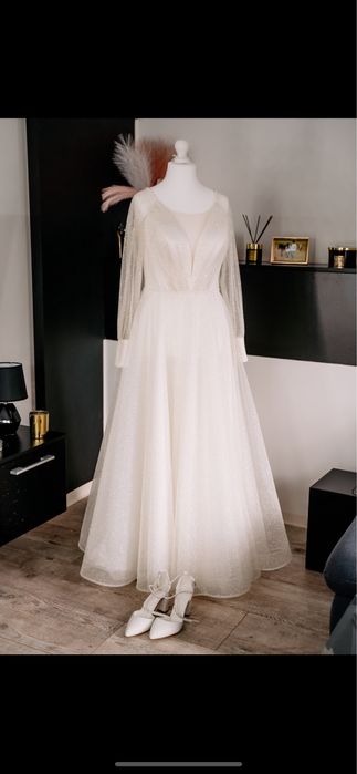 Suknia ślubna z efektem wow - elegancka, lekka i wygodna.
