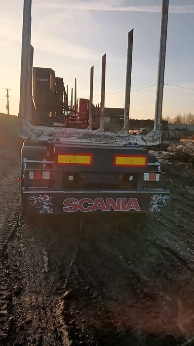 Przyczepa mega do drewna