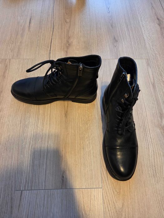 Buty męskie Big Star trzewiki czarne r.43 - jesień/zima