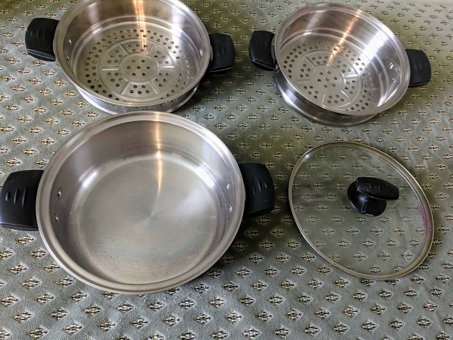 Пароварка RONDELL трехуровневая 10,8 л для всех плит.