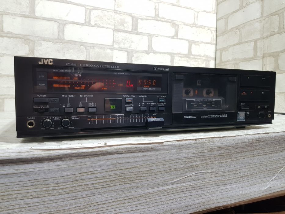 3 HEAD! Касетна стереодека JVC KD-V6E, б/у з Німеччини