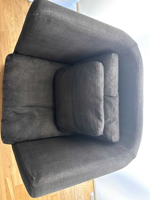 Cadeira alta para quarto ou escritório – elegante e confortável