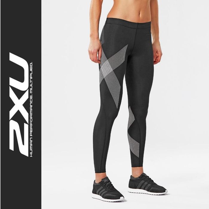 Getry legginsy kompresyjne damskie 2XU S biegowe bieganie silownia
