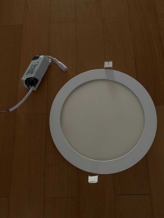 Luz de teto led redonda