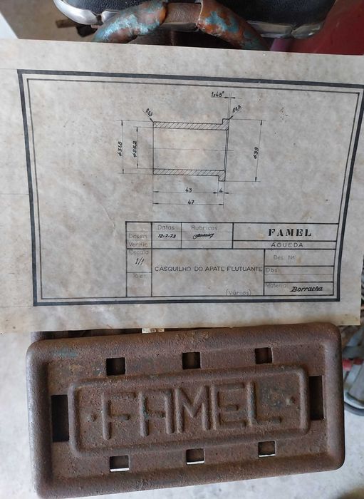 Desenhos de fábrica originais Famel