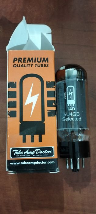 2 X válvulas retificadoras TAD - 5U4GB