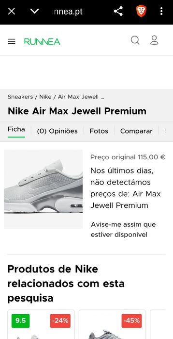 Nike airmax jewell tam39