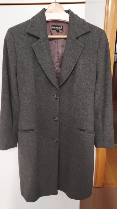 Casaco cinzento lã