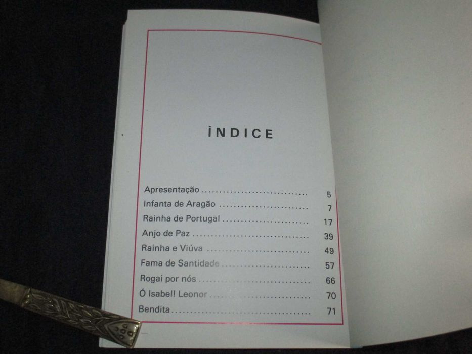 Livro Santa Isabel Rainha de Portugal