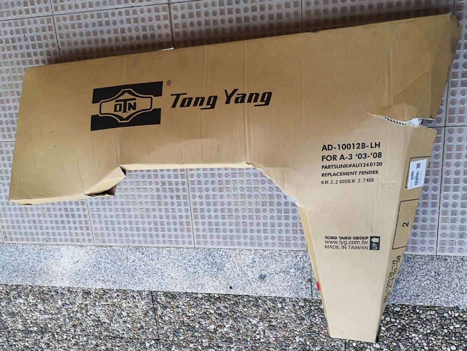 guardalamas frente esquerdo audi a3 8p novo