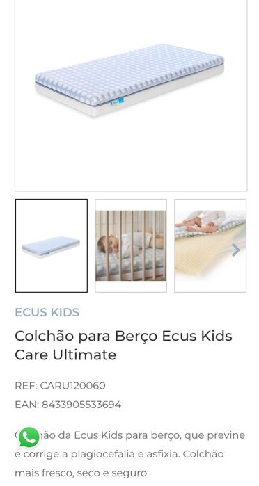 Colchão da Ecus Kids
