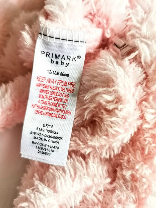 Piżamka, Przebranie Jednorożec 12-18m 86 cm