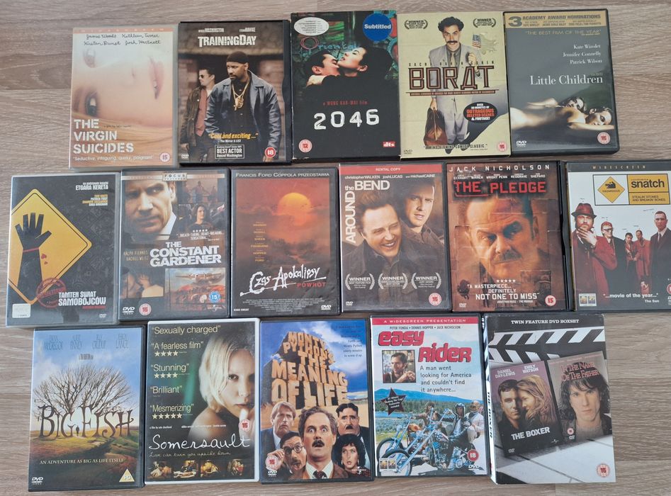 Zestaw 17  filmów DVD