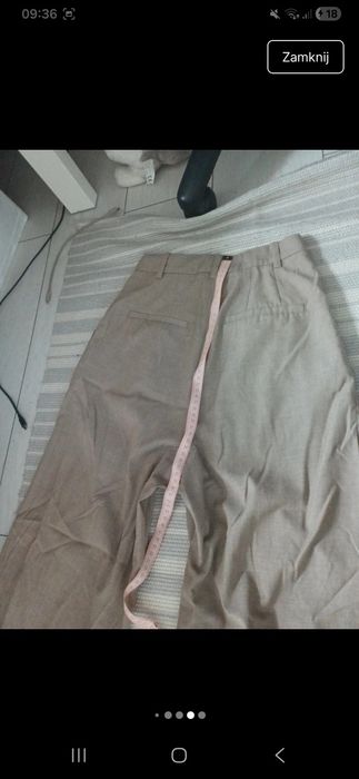 Skracane spodnie h&m