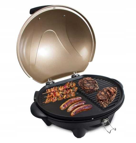 Grill elektryczny Suntec BBQ9479 płyta nieprzywierająca stołowy !