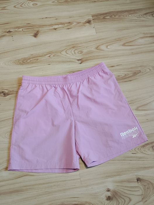 Różowe Męskie Spodenki Szorty Plażowe Kąpielowe Reebok