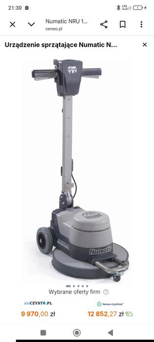 Numatic NRU 1500 NuSpeed Ultra 16" Polerka wysokoobrotowa