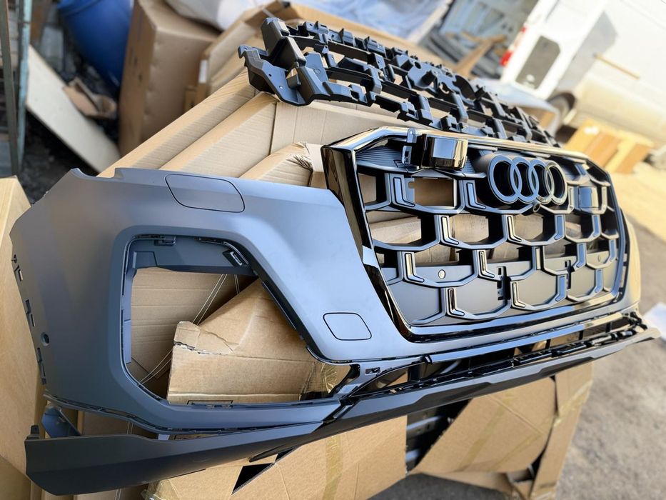 Бампер Audi Q7 2025 S-line бампер ку7 2025 рестайлинг q7 бампер
