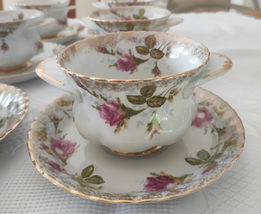 Bulionówki Porcelana Iwona Chodzież oryginał