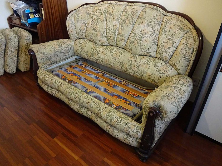 Sofá cama de estilo clássico