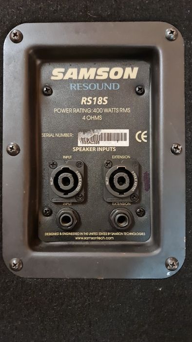 Пасивний сабвуфер Samson RS18S  пара в гарному стані.