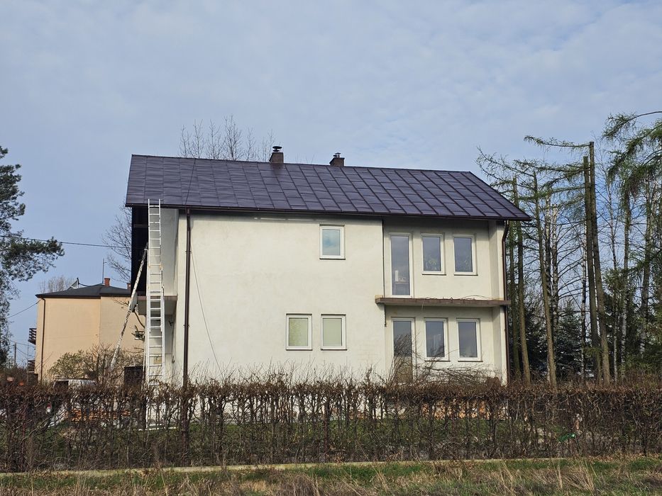 Malowanie dachu,dachów montaz papy termozgrzewalnej  mycie dachu przecieki