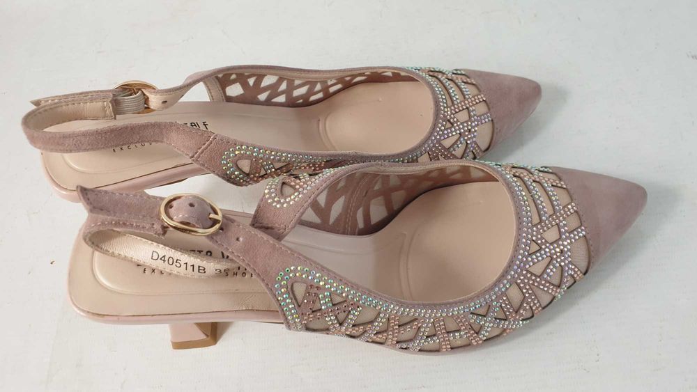 Loretta Vitale Damskie Sandały D40511B Pink roz 38