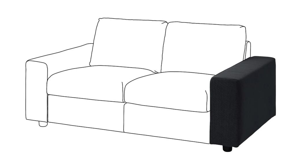 Capa p/módulo chaise longue azul escuro