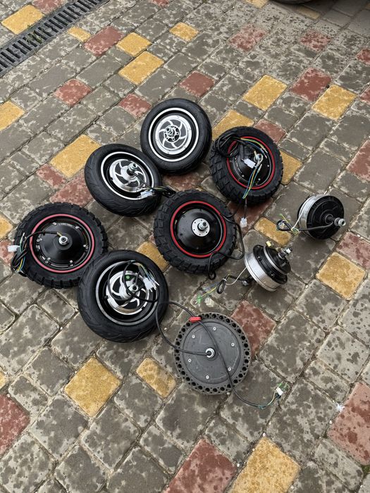 Мотор-колесо 10" 60v ,48v  электросамоката Crosser T4 1000W , T4 rurbo