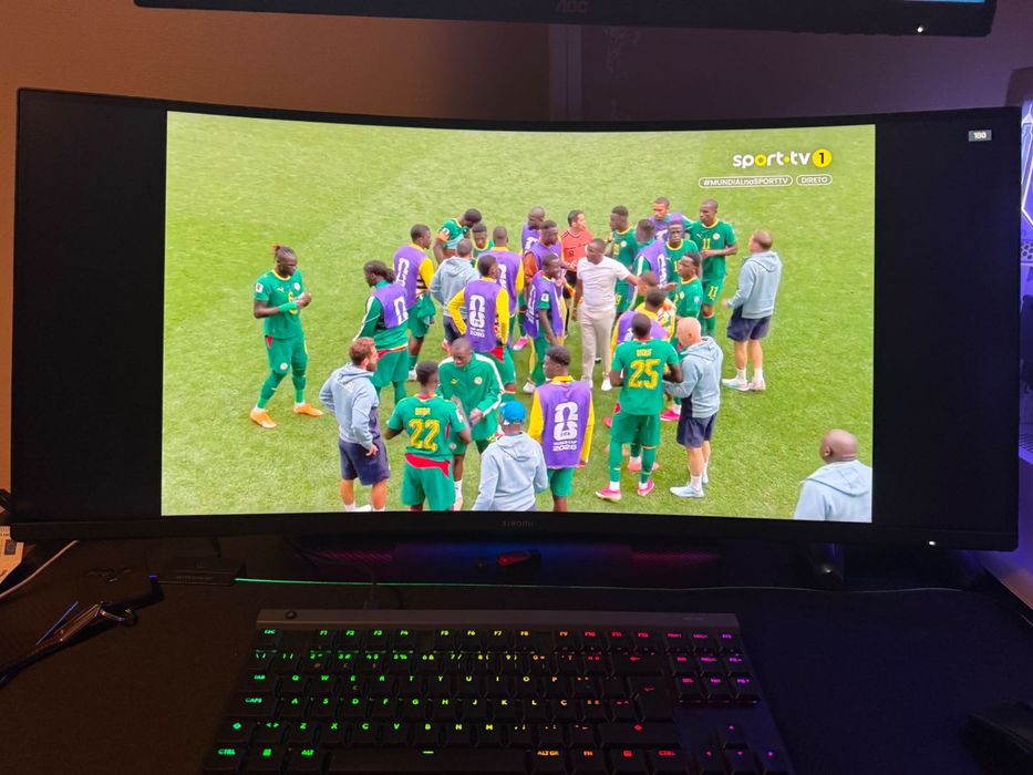 Monitor xiaomi W34WQi 34” led ultraWide QHD 180hz freesync curvo