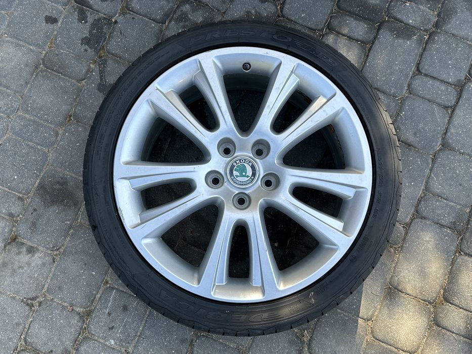 Koła Škoda Octavia II (RŠ), 18 cali, 5x112! Stan DB+! Wysyłka!