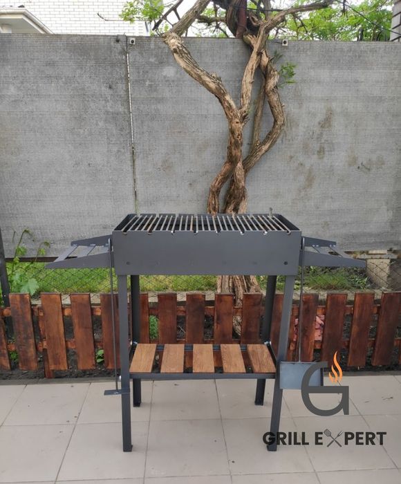 Переносний металевий мангал  5 мм на 13 шампурів Наложка