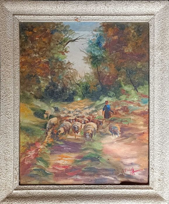 António Cardoso e outros , 6 quadros antigos.