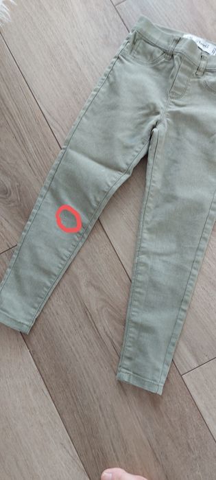 Spodnie jeansy rurki dla dziewczynki 110