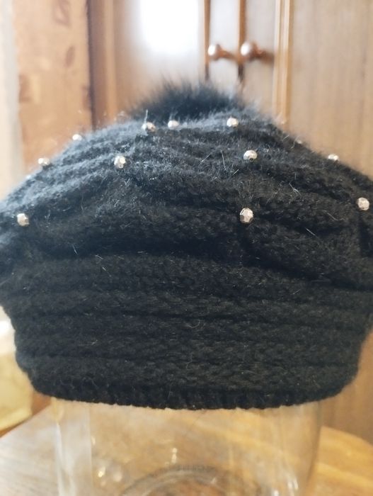 Новый зимний двойной женский берет