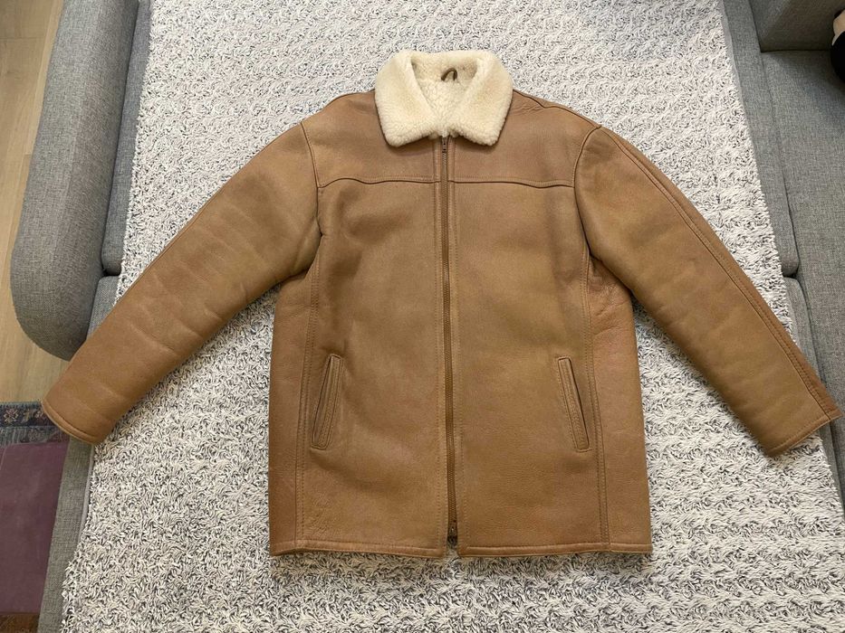 Zakopane Tradycyjny Kożuch Męski Skóra Naturalna Podhale XXL