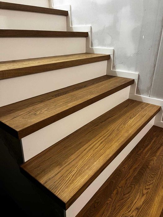 Schody dębowe, stopnie, trepy,