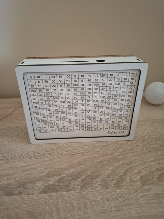 Skarbonka wykreślanka